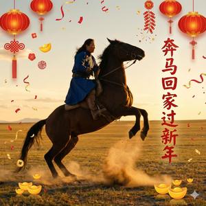 奔马回家过新年
