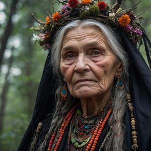 Поїхала баба в ліс без підтоки, без коліс