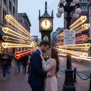 Das ist Liebe, wenn die Zeit kurz stehen bleibt