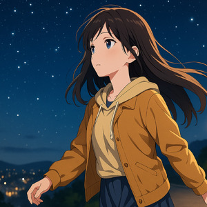 星がこぼれる坂道