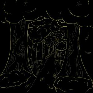 from beneath the overgrowth