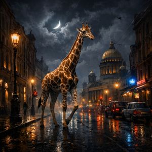 Бродит жираф