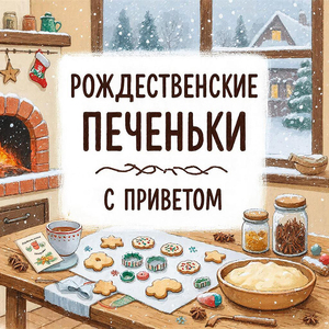 Рождественские печеньки с приветом
