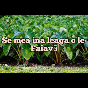 Se mea ina leaga o le faiavā