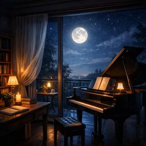 窓辺に落ちる月光