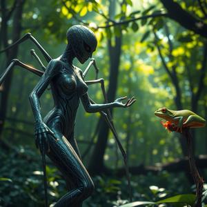 La femme araignée C