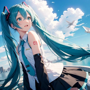 風に舞う紙飛行 (feat. 初音ミク)