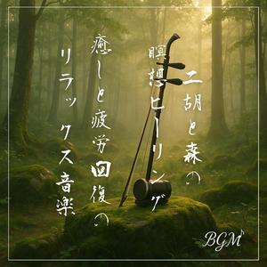 二胡と夜森の癒し音楽