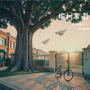 榕树后影