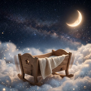 ひろい よぞらの ちいさな ほしの こもりうた