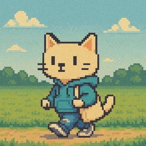 BGM Chill Kawaii Afrochip Groovescape 115 bpm jazz-electronic 16 bit