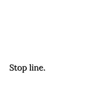 Stop line