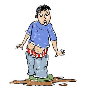 Onderbroek in de naad!