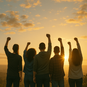 WE RISE (우린 올라간다) by 지구별여행자 스튜디오 'DODO-CLUB'