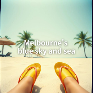 Melbourne's blue sky and sea