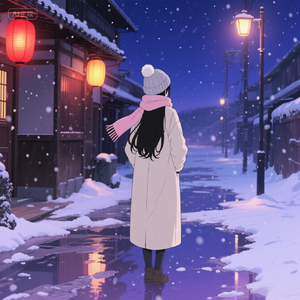 你像是冬天夜里的雪光