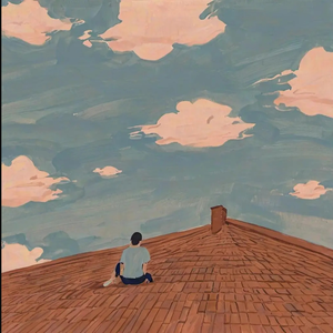 屋顶云下的徘徊