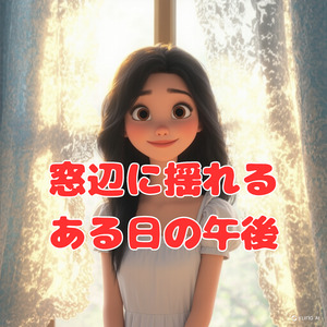 窓辺に揺れるある日の午後