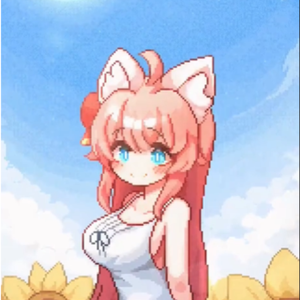 “向日葵追随着阳光，而我追随着她的笑容”