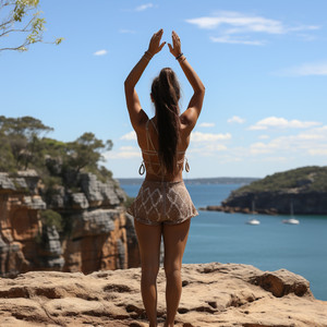 Melodías De Yoga En Cascadas Del Río