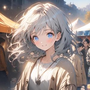 フリーマーケットの空