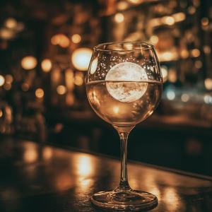 グラスの中の月