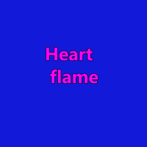 Heart flame