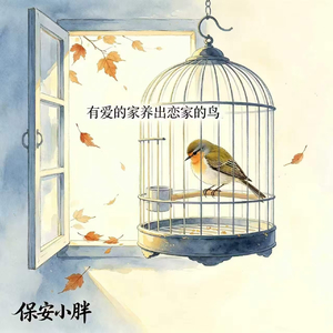 有爱的家养出恋家的鸟