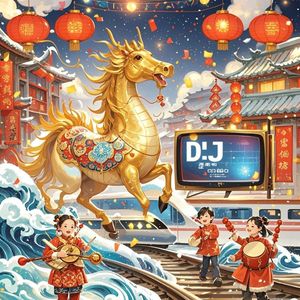 龙马踏春潮-未命名