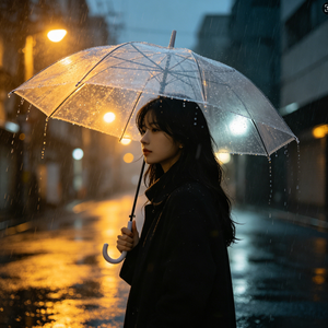 自己撑伞