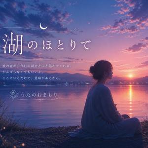 湖のほとりで
