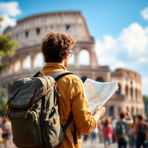 A Mochila nas Costas o Mapa na Mão