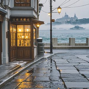 思明南路的冬雨