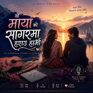 यो माया को सागरमा हराउ हामी
