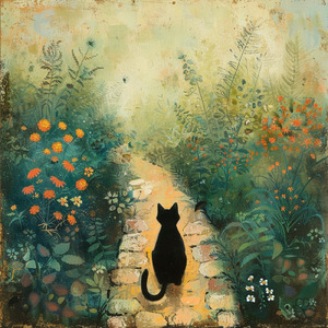猫の足音と秘密の庭