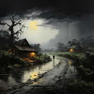 El Corazón De La Lluvia En La Naturaleza