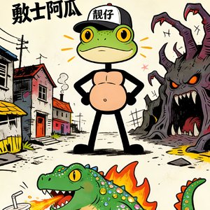 勇士阿呱大战喷火龙