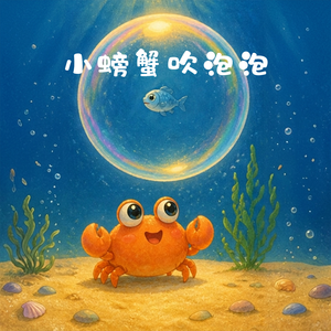 小螃蟹吹泡泡