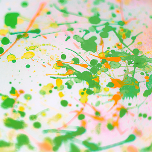 オレンジとみどり