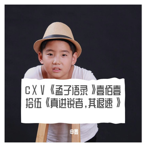 CⅩⅤ《孟子语录》壹佰壹拾伍《真进锐者，其退速》