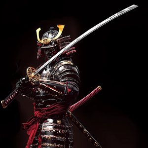 повесил катану на стену