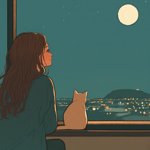 夜更けのカフェオレ