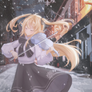 Moonlight in the snow（雪中的月光）