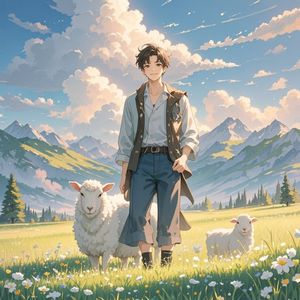 爱上一只流浪的羊-林飞词曲