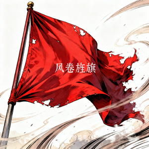 风卷旌旗