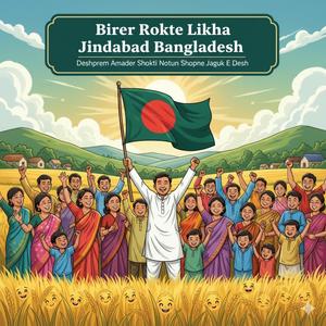 বীরের রক্তে লেখা জিন্দাবাদ বাংলাদেশ দেশপ্রেম আমাদের শক্তি নতুন স্বপ্নে জাগুক এ দেশ Birer Rokte Likha Jindabad Bangladesh Deshprem Amader Shokti Notun Shopne Jaguk E Desh