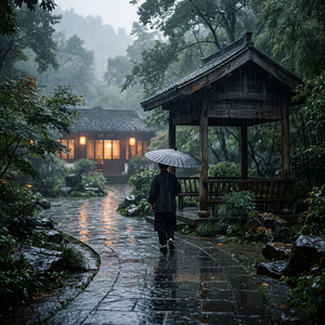 等雨停