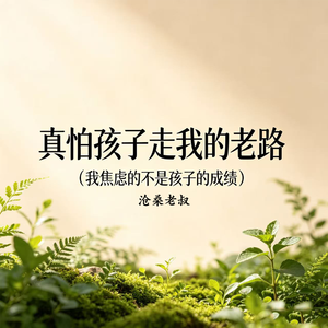 真怕孩子走我的老路（我焦虑的不是孩子的成绩）