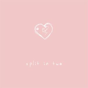 split in two