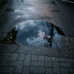 雨の名残